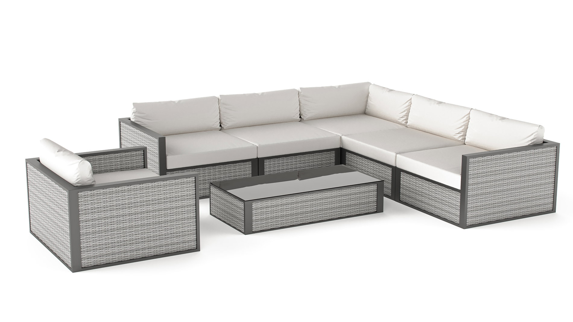 Adalia wicker replacement panel set