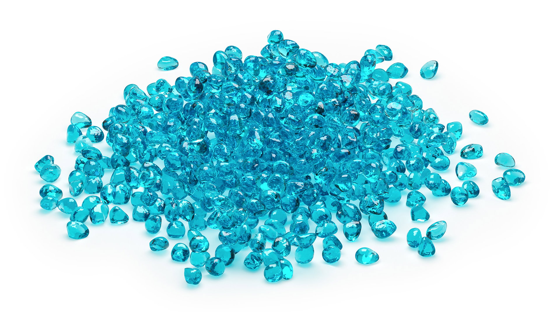 Glassteine für den Feuertisch