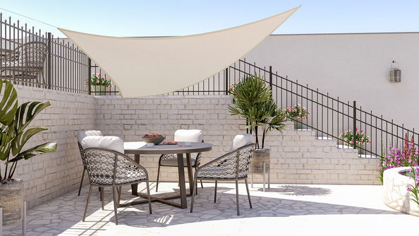 Sonnensegel - Dreieckig 3 m