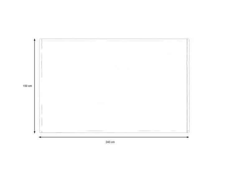 Rozměry produktu - Tischdecke 240*150 cm