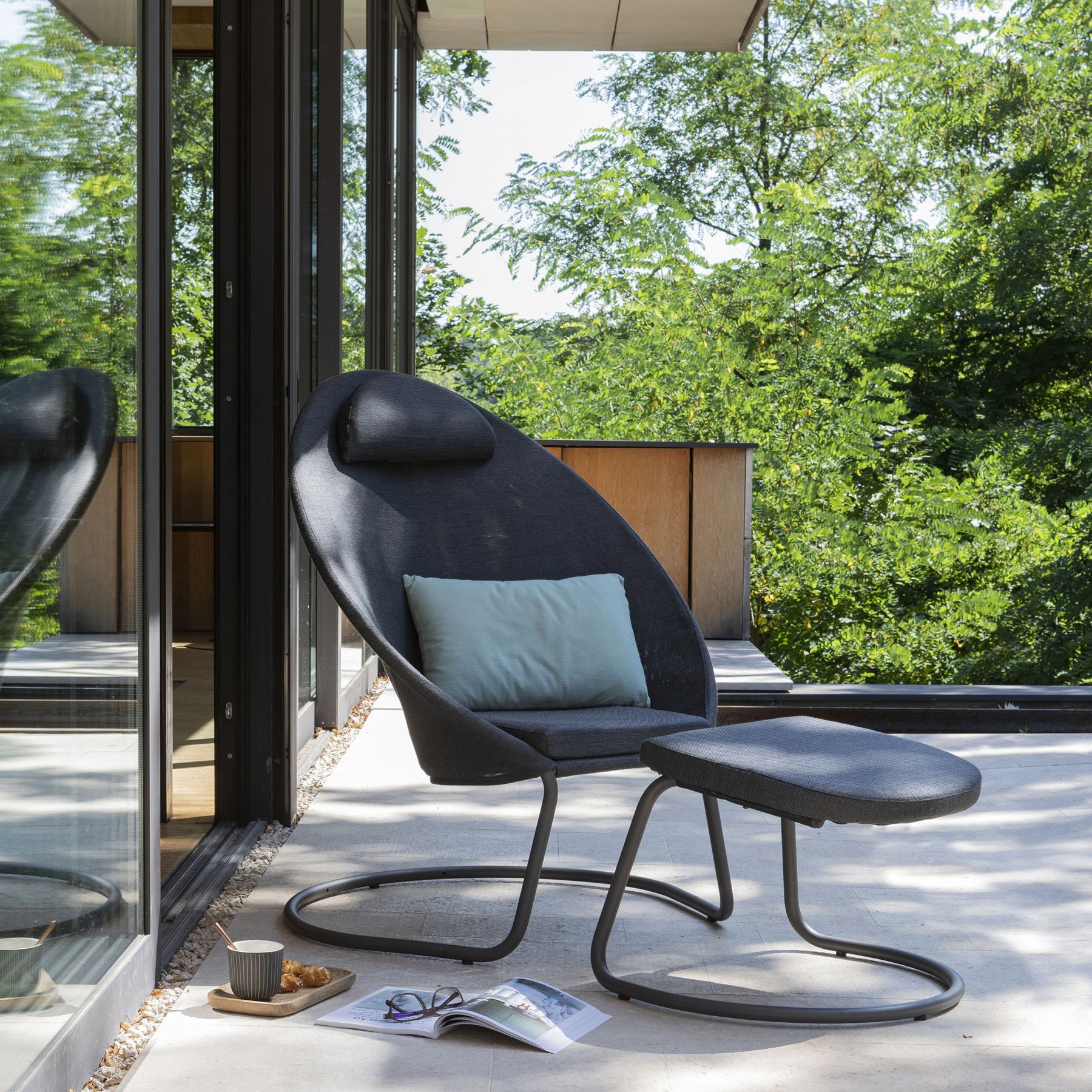 Lafuma Fussauflage cocoon hedona onyx